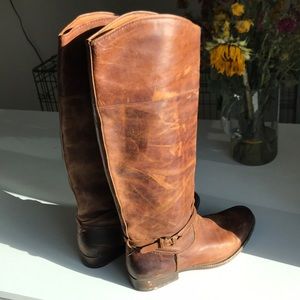Frye Melissa seam tall boots